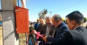 افتتاح و بهره برداری از پروژه های مدیریت توزیع برق سلماس