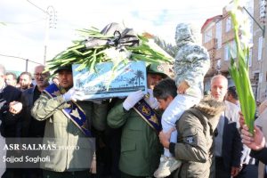 مراسم استقبال از شهید گمنام در سلماس