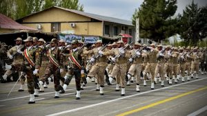 صبحگاه مشترک نیروهای مسلح در سلماس