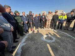 کلنگ‌زنی ساختمان جدید دادسرای عمومی و انقلاب سلماس