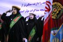 قدردانی مردم سلماس از جانفشانی های ارتش در تجمع مردمی شبانه